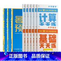 二生三年级+基础天天练+计算天天练 小学通用 [正版]学而思 暑假预复习+基础计算天天练经典学习法强化训练语数英精准提升