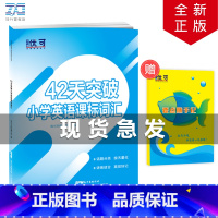 英语 小学升初中 [正版]42天突破小学英语课标词汇 1一2二3三4四5五6六年级上下册英语话题分类课标词汇单词大全小升