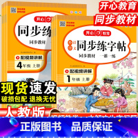 语文·同步练字帖 二年级上 [正版]2023小学生语文同步字帖一二三年级四年级五年级六年级上册同步练字帖小学生楷书字帖描