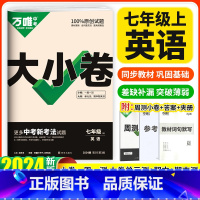 英语 国一上 [正版]2024万唯中考大小卷七年级上册英语人教版 初一七上同步单元期中末模拟冲刺训练习试卷测试卷全套初中