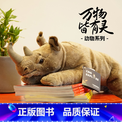 犀牛毛绒玩具 [正版]万物皆有灵犀牛毛绒玩具 中国国家地理探索