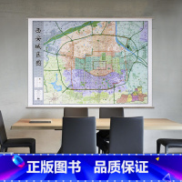 [正版]2023年新版 西安市地图挂图1.6米超大办公室用 城区图交通地铁医院学校企事业单位等标注