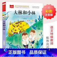 彩色图案注音版 大林和小林 [正版]大林和小林 张天翼著小学语文课外阅读经典丛书彩图注音版 低年级读物一二年级课外书小学