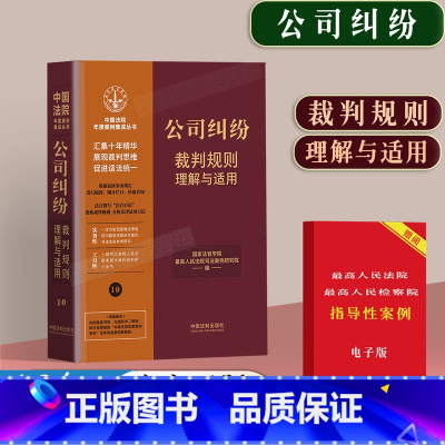 [正版]2023新书公司纠纷裁判规则理解与适用中国法院年度案例十年精选法院法院审判案例参考指导诉讼案件历年裁判审判