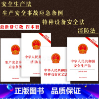 [正版]4本套 新版安全生产法消防法特种设备安全法生产安全事故应急条文中华人民共和国新安全生产法消防特种设备法律法规单