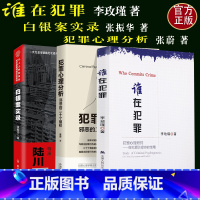 [正版] 李玫瑾谁在犯罪犯罪心理研究+白银案实录张振华著+犯罪心理分析的二十个模样犯罪心理学李玫瑾教授2019公安