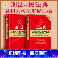 [正版]2022刑法+民法典及司法解释汇编新修订法律法规修正案1-11法律解释关联规定典型案例民法典民法总则合同婚