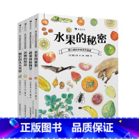 [正版]盛口满的手绘自然图鉴系列4册套装 蔬菜的植物学水果的秘密 浪花朵朵童书 儿童插图蔬菜水果谷物骨头科普百科绘本书