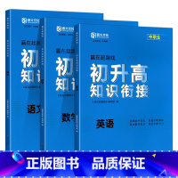 语文+数学+英语(3本) 高中一年级 [正版]2023薪火文化赢在起跑线中职生初升高知识衔接语文数学英语 复习初中知识