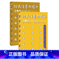 30天注意力提升第二阶(全2册) 小学通用 [正版]30天注意力提升第一二三四阶段杨其铎专注力训练书儿童成长注意力训练专