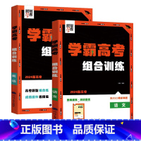 语文+英语(2本装) 高中通用 [正版]2024经纶学典学霸高考组合训练语文英语新高考高中通用一二三123年级高中高考练