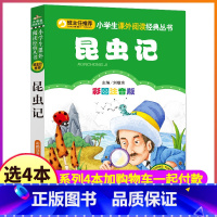 昆虫记 [正版]4本28元系列昆虫记注音版小学生一年级二年级三四五年级北京教育出版社小书虫经典书目人教儿童非原著原版法布