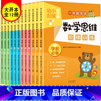 [正版]全12册 数学思维训练 幼小衔接幼儿书籍3-5-6-7岁学前班中大班启蒙早教益智游戏趣味数学大脑开发逻辑训练