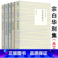 [正版]美从何处寻+宗白华讲稿+西方美学名著译稿+中国哲学史提纲+西洋哲学史宗白华别集全5册师宗白华讲美学全集四讲华夏