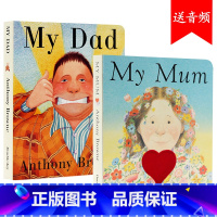 [纸板书]我爸爸我妈妈2册 [正版]My Dad My Mum 我爸爸我妈妈两2册纸板书英文原版绘本 Anthony B