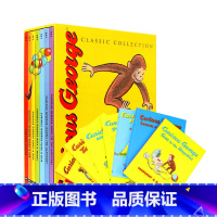 [正版]好奇猴乔治7册精装大开 Curious George 英文原版绘本 经典故事 4-6岁廖彩杏 睡前读物 盒装