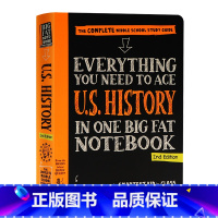 [正版]美国中学生优等生笔记美国历史 英文原版学霸笔记参考书 Everything You Need to Ace A