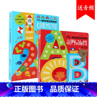 [正版]进口英文原版 My Awesome Alphabet book / My Counting Book 2本儿童