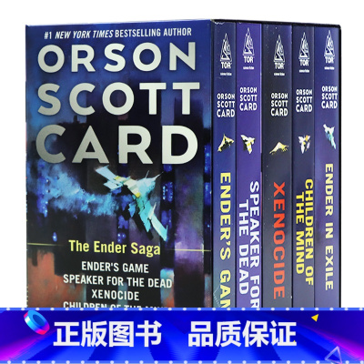 [正版]安德的游戏英文版1-5册盒装 The Ender Quartet Boxed Set 英文原版小说 青少年课