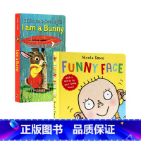 [正版]进口英文原版 I Am a Bunny 我是一只兔子 Funny Face 有趣的表情包 2本合售 低幼英语