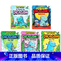 [正版]胖龙蓝蓝 小恐龙的故事5册 英文原版绘本 Dragon 学乐橡果系列漫画桥梁书神探狗狗同作者Scholasti