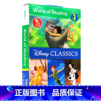 [正版]迪士尼经典六册套装 World of Reading Disney Classic Characters 英文