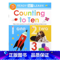 [正版]数到十 数字学习 Ready Set Learn Wipe Clean Counting to Ten英文原