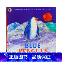 [正版]进口英文原版 蓝色企鹅 Blue Penguin 全彩感人友谊插画故事 儿童英语启蒙图画故事书 睡前故事绘本