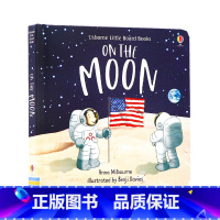 [正版]Usborne出品 月球上On the Moon 英文原版绘本 Benji Davies新书 插画精美 探索月