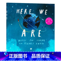 [正版]我们在这里 Here We Are一位父亲的地球生活笔记英文原版绘本 Oliver Jeffers著作 宝宝儿