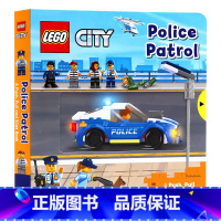 [正版]进口英文原版绘本 乐高警察巡逻队机关操作书Lego Merry Police Patrol A Push Pu