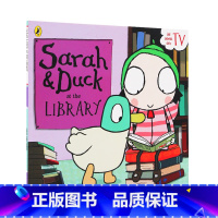 [正版]进口英文原版 Sarah and Duck at the Library 莎拉和乖乖鸭去图书馆 平装儿童图画书