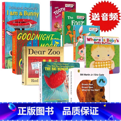 [正版]英文原版绘本Brown Bear I Am Bunny Dear Zoo 廖彩杏书单dr.seuss身体系列9