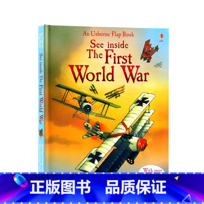 [正版]进口英文原版 看里面系列之一战 See Inside The First World War 儿童百科翻翻书立