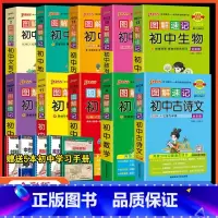 十本套装 初中通用 [正版]2024版pass绿卡图书图解速记初中数学全彩初中数学知识大全公司定律手册初一至初三七八九年