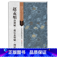 [正版] 赵孟頫洛神赋前后赤壁赋闲居赋 古代经典碑帖善本 书法碑帖 毛笔书法书籍