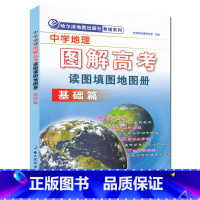 [正版]中学地理图解高考读图填图地图册 基础篇 地理研究室主编 哈尔滨地图出版社教辅系列 微专题之设计 突出高考