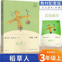 [正版]稻草人三年级上册人民教育出版社名著阅读课程化从书小学3年级语文教科书学校课外阅读语文课外读物彩绘版