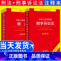 [正版]直发 中华人民共和国刑事诉讼法注释本+刑法注释本 新刑诉法及刑法修正案十一修订法条注释重点条文解释解读实用信息