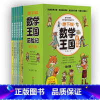 地下城数学王国历险记全6册 [正版]地下城数学王国历险记 全套6册 故事中的数学 数学启蒙绘本 一二三四年级小学生数学故