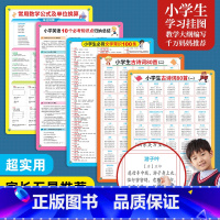 儿童学习挂图全5张 小学通用 [正版]儿童学习挂图全5张 小学生必背古诗词大全80首人教版幼儿早教挂图学习识字神器墙贴近