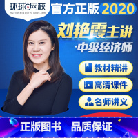 中级经济基础(刘艳霞/槐俊升) 全科 [正版]环球网校 2020年中级经济师课件 金融工商管理课程在线视频网课