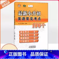 [正版]2021年小老虎图书小升初英语常见考点100个小学英语语法考点考试指导真题模拟口诀提示四五六年级小升初英语面试