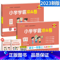 [大部分客户的选择]一年级上册语数 小学一年级 [正版]2023新版小学学霸冲A卷一年级上册下册语文数学人教版pass绿