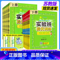 3本:人教语文+苏教数学+译林英语 三年级上 [正版]实验班提优训练二年级下册三年级一四五六年级上册下册语文数学英语全套