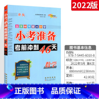 [正版]小考考前冲刺46天 小学数学总复习 全国重点小学 小升初6六年级小考 各版本通用资料书练习册辅导书专题训练