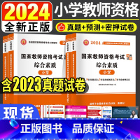 [正版]新版2024小学教师资格用书全国通用统考考试试卷国家教师资格考试小学教资教育教学知识与能力+综合素质试卷历年真