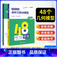 [3册]几何48模型+辅助线+函数 [正版]初中几何48模型 初中数学通用48个几何模型与解题通法初中生初一初二初三