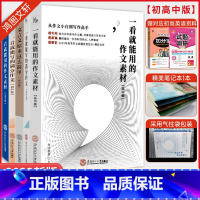 一看就能用的作素材第二辑+满分作文 [正版]2022新版一看就能用的作文素材高中版第一辑第二辑 一看就能写的满分作文高考