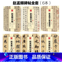 赵孟頫碑帖6本(序号1-6)★性价比推荐 [正版]赵孟頫字帖千字文小楷道德经字帖行书字帖 近距离临摹卡赵孟頫胆巴碑 前后